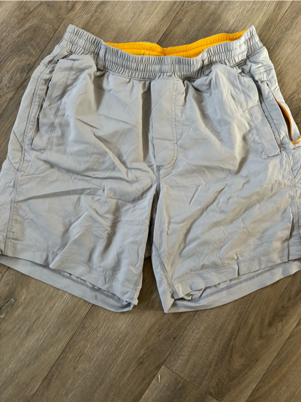 Birddogs Yellow Drawstring Athletic Shorts